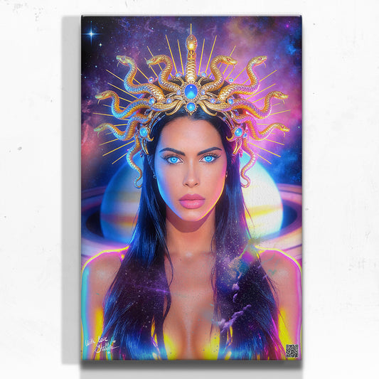 Galactic Medusa Canvas – Featuring Stella Versini – Front View