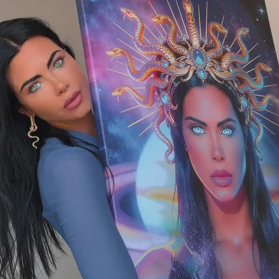 Galactic Medusa Canvas – Featuring Stella Versini – Video