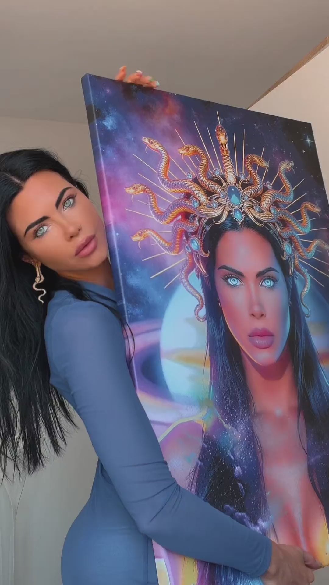 Galactic Medusa Canvas – Featuring Stella Versini – Video